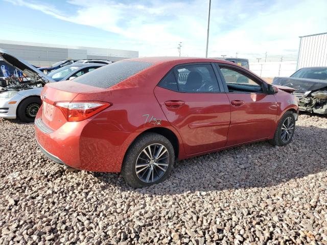 5YFBURHE0GP392639 - 2016 TOYOTA COROLLA L RED photo 3