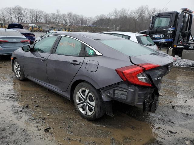 2HGFC2F54HH524129 - 2017 HONDA CIVIC LX GRAY photo 2