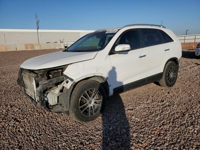 5XYKT4A21DG421362 - 2013 KIA SORENTO LX WHITE photo 1