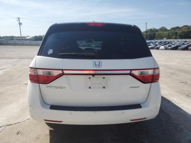 5FNRL5H98BB088315 - 2011 HONDA ODYSSEY TOURING WHITE photo 6