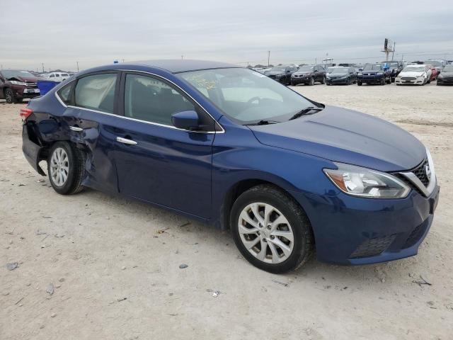 3N1AB7AP5KY432968 - 2019 NISSAN SENTRA S BLUE photo 4