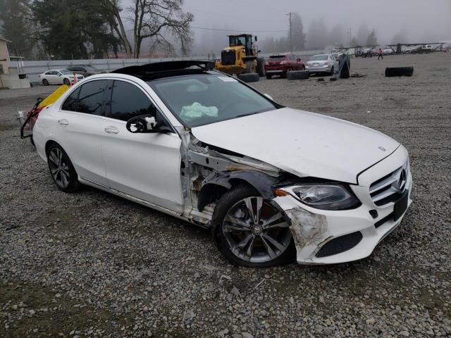 55SWF4JB9GU107977 - 2016 MERCEDES-BENZ C 300 WHITE photo 4