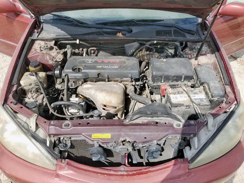 4T1BE32K32U107240 - 2002 TOYOTA CAMRY LE MAROON photo 11