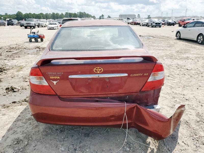 4T1BE32K32U107240 - 2002 TOYOTA CAMRY LE MAROON photo 6