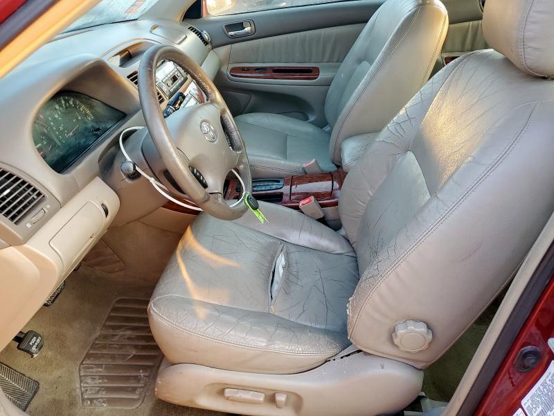 4T1BE32K32U107240 - 2002 TOYOTA CAMRY LE MAROON photo 7