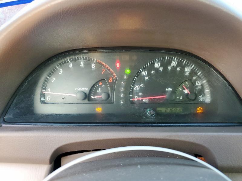 4T1BE32K32U107240 - 2002 TOYOTA CAMRY LE MAROON photo 9