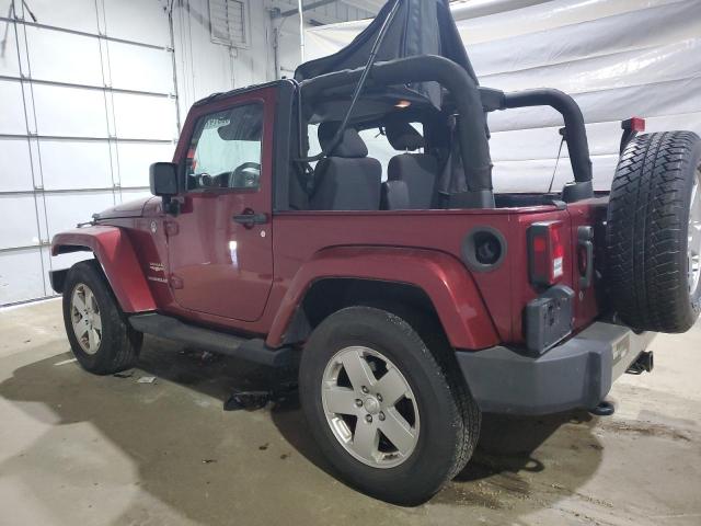 1J4AA5D13BL570314 - 2011 JEEP WRANGLER SAHARA Rojo foto 2