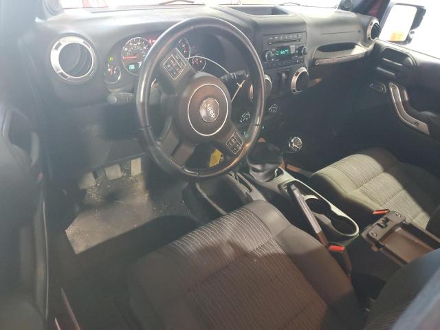 1J4AA5D13BL570314 - 2011 JEEP WRANGLER SAHARA Rojo foto 8