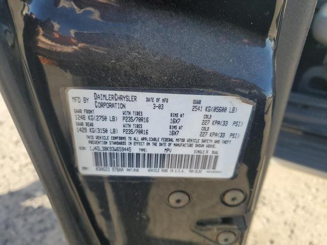 1J4GL38K93W659445 - 2003 JEEP LIBERTY RENEGADE 黑色 照片 13