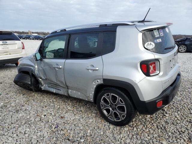 ZACCJBDT6FPB32595 - 2015 JEEP RENEGADE LIMITED SILVER photo 2