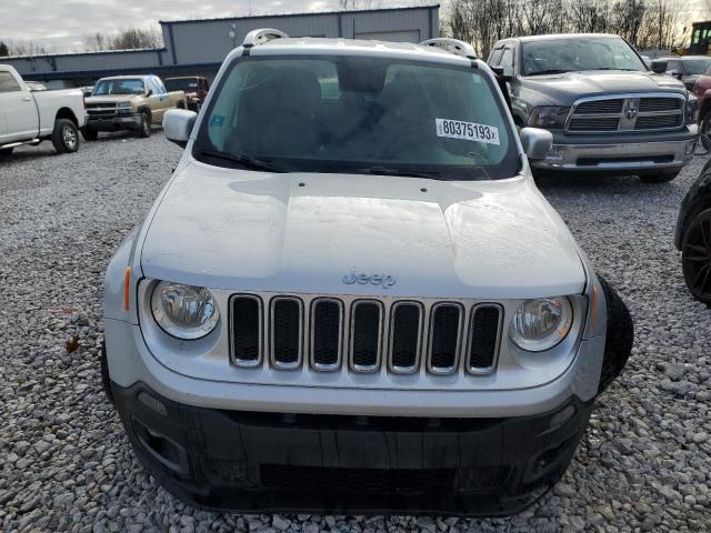 ZACCJBDT6FPB32595 - 2015 JEEP RENEGADE LIMITED SILVER photo 5