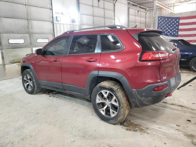 1C4PJMBS3EW161271 - 2014 JEEP CHEROKEE TRAILHAWK RED photo 2