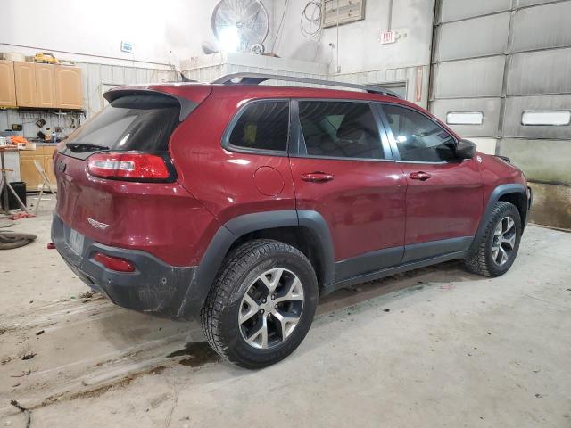 1C4PJMBS3EW161271 - 2014 JEEP CHEROKEE TRAILHAWK RED photo 3