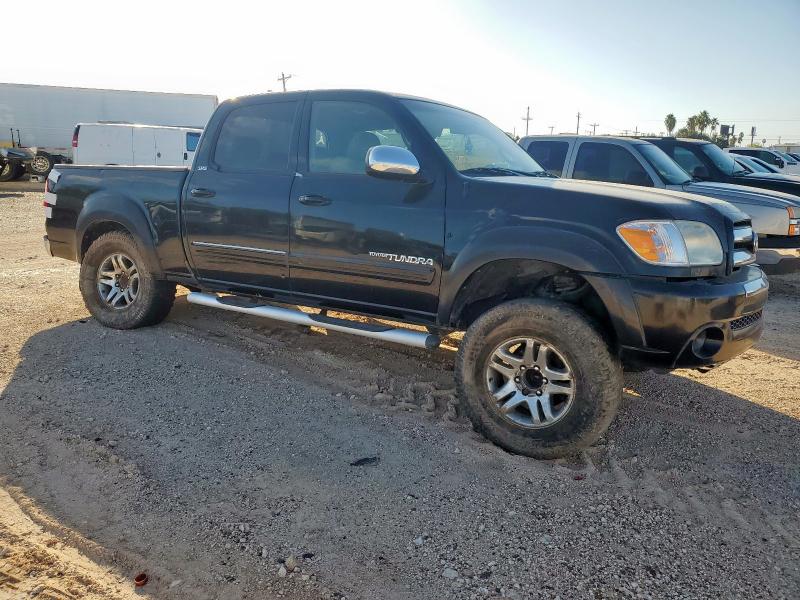 5TBET34126S535444 - 2006 TOYOTA TUNDRA DOUBLE CAB SR5 BLACK photo 4