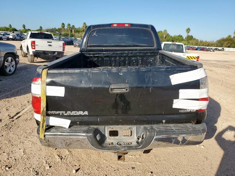 5TBET34126S535444 - 2006 TOYOTA TUNDRA DOUBLE CAB SR5 BLACK photo 6