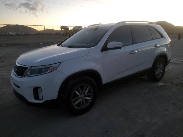 5XYKT4A78EG462522 - 2014 KIA SORENTO LX WHITE photo 1