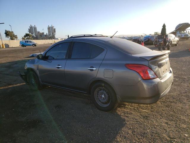 3N1CN7AP7HL853855 - 2017 NISSAN VERSA S GRAY photo 2