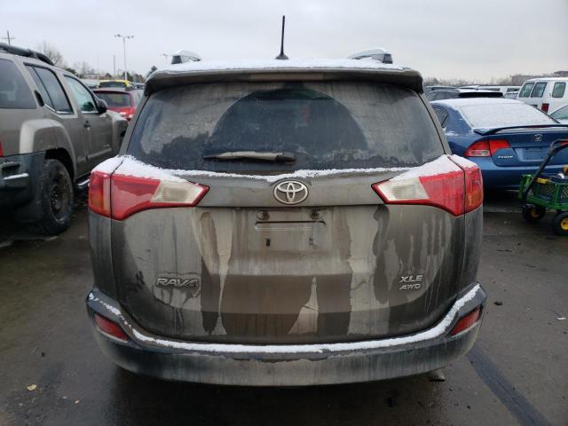 JTMRFREV7FD154186 - 2015 TOYOTA RAV4 XLE BROWN photo 6