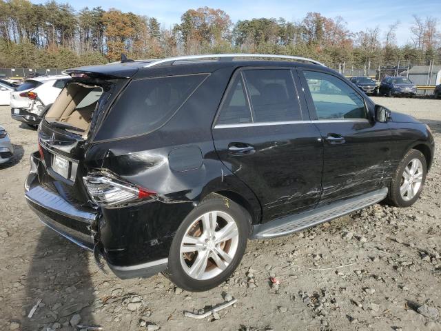4JGDA5HB4DA194402 - 2013 MERCEDES-BENZ ML 350 4MATIC BLACK photo 3