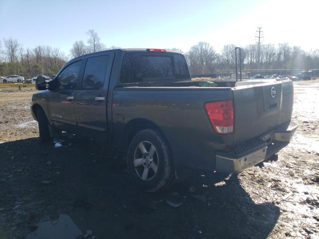 1N6BA07B76N554271 - 2006 NISSAN TITAN XE GRAY photo 2