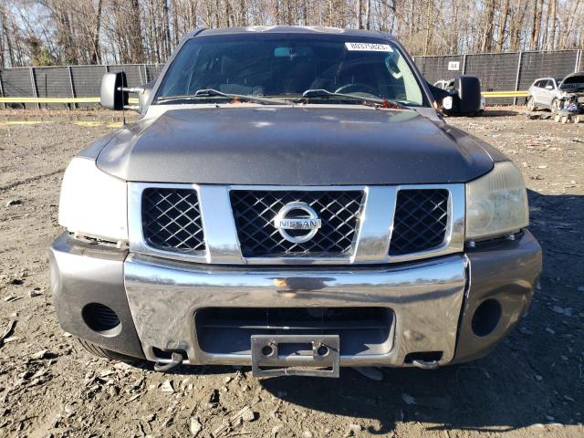 1N6BA07B76N554271 - 2006 NISSAN TITAN XE GRAY photo 5