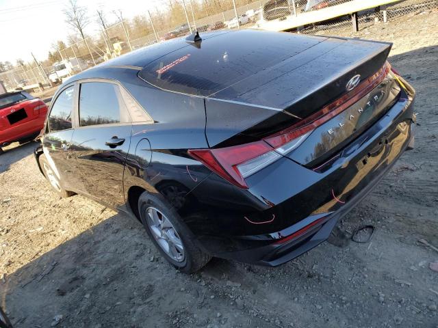 KMHLL4AG0MU115733 - 2021 HYUNDAI ELANTRA SE BLACK photo 2