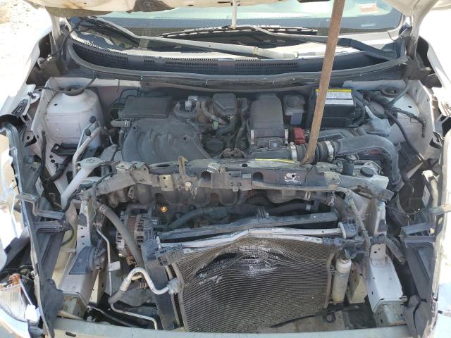 3N1CN7AP5KL802653 - 2019 NISSAN VERSA S WHITE photo 11