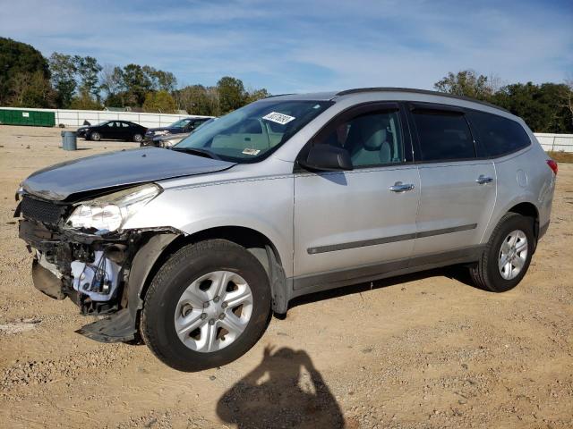 1GNLREED7AS153581 - 2010 CHEVROLET TRAVERSE LS SILVER photo 1