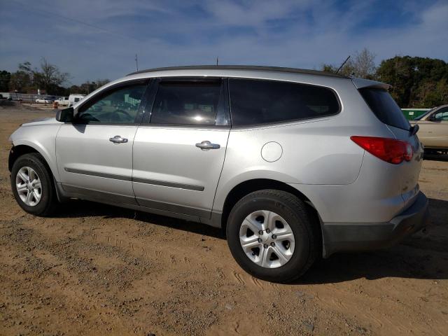 1GNLREED7AS153581 - 2010 CHEVROLET TRAVERSE LS SILVER photo 2