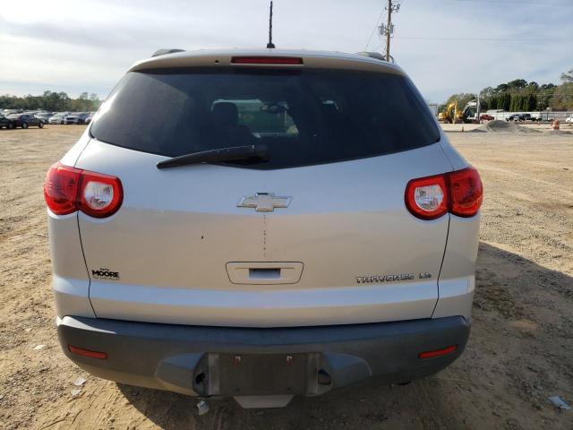 1GNLREED7AS153581 - 2010 CHEVROLET TRAVERSE LS SILVER photo 6