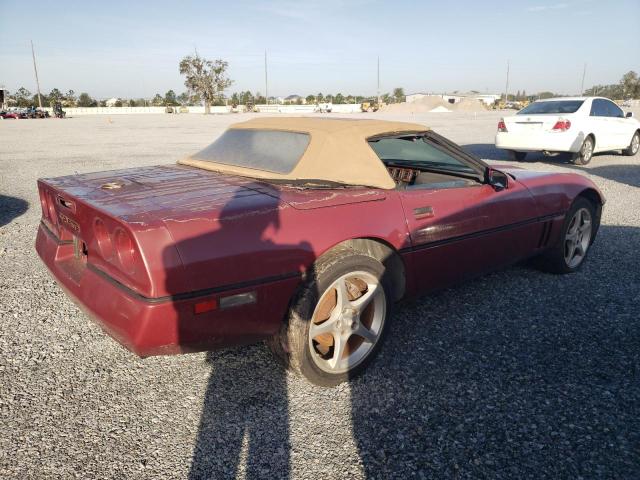 1G1YY3180J5104650 - 1988 CHEVROLET CORVETTE MAROON photo 3