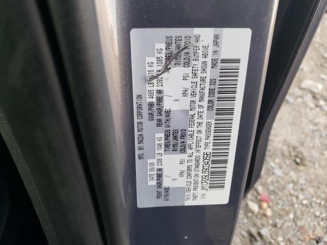 JM1CR29L690340696 - 2009 MAZDA 5 GRAY photo 13