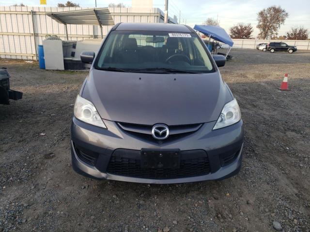 JM1CR29L690340696 - 2009 MAZDA 5 GRAY photo 5