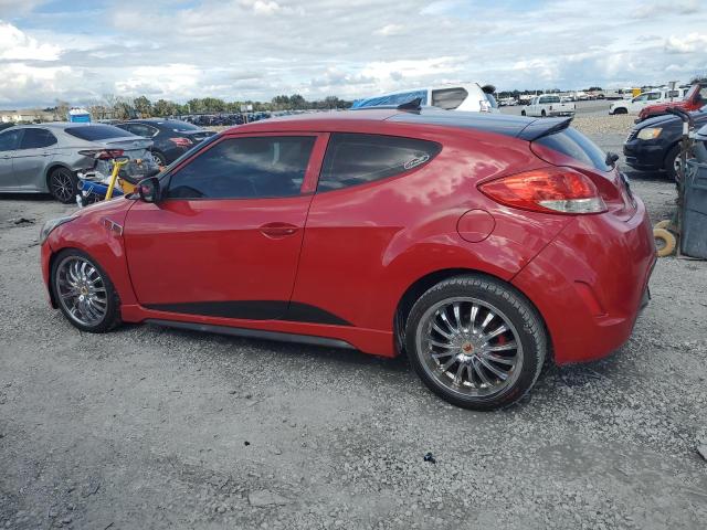 KMHTC6AE3DU098453 - 2013 HYUNDAI VELOSTER TURBO RED photo 2