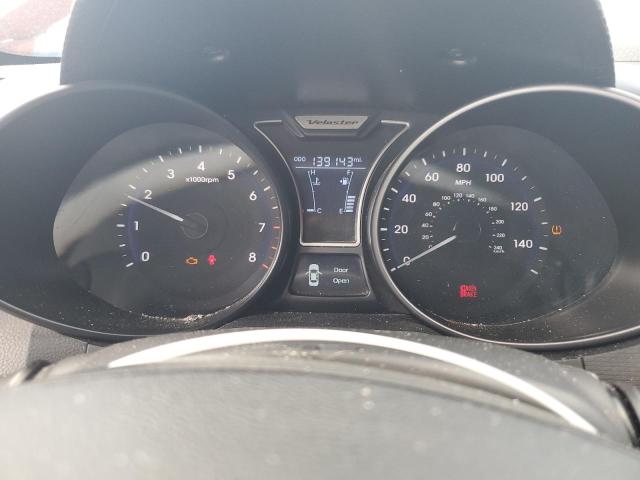 KMHTC6AE3DU098453 - 2013 HYUNDAI VELOSTER TURBO RED photo 9