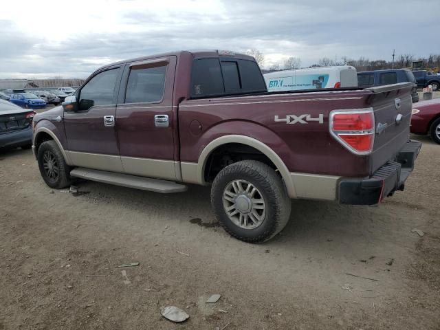 1FTFW1EV3AKB32260 - 2010 FORD F150 SUPERCREW BROWN photo 2