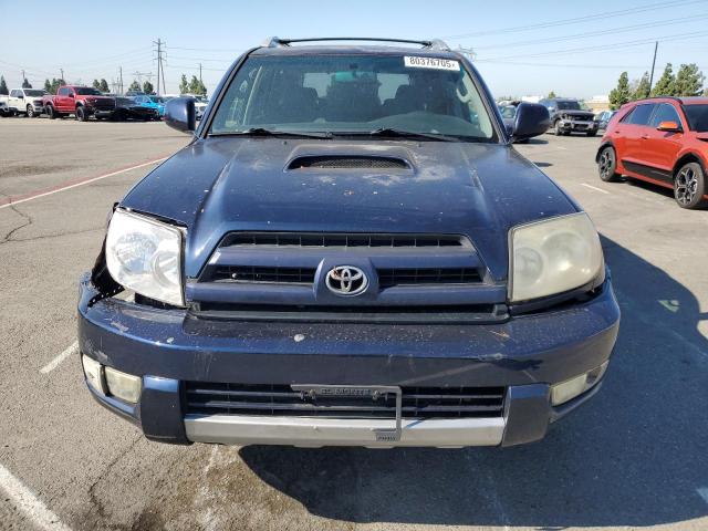 JTEZU14R648012022 - 2004 TOYOTA 4RUNNER SR5 BLUE photo 5