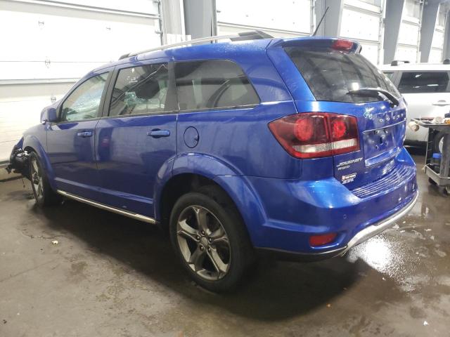 3C4PDDGG3FT554769 - 2015 DODGE JOURNEY CROSSROAD BLUE photo 2