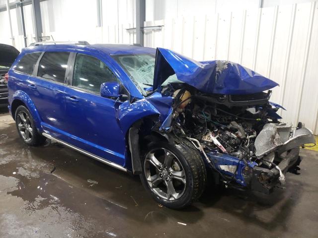 3C4PDDGG3FT554769 - 2015 DODGE JOURNEY CROSSROAD BLUE photo 4