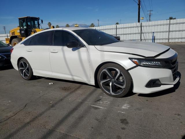 1HGCV1F30MA097840 - 2021 HONDA ACCORD SPORT WHITE photo 4