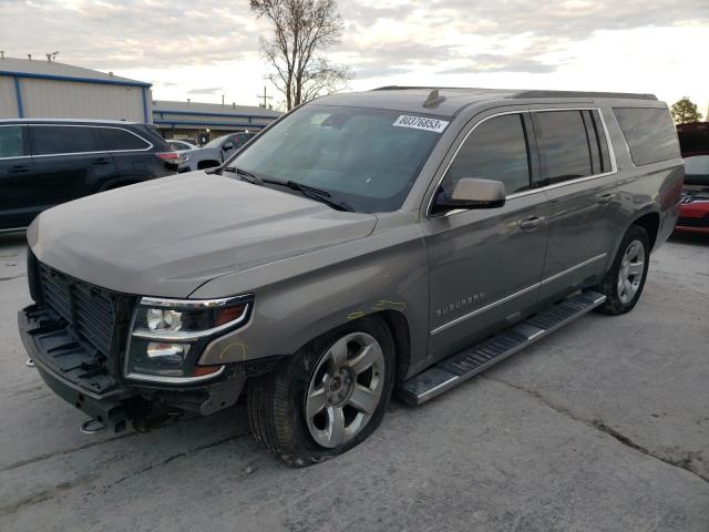 1GNSKHKC9JR289666 - 2018 CHEVROLET SUBURBAN K1500 LT GRAY photo 1