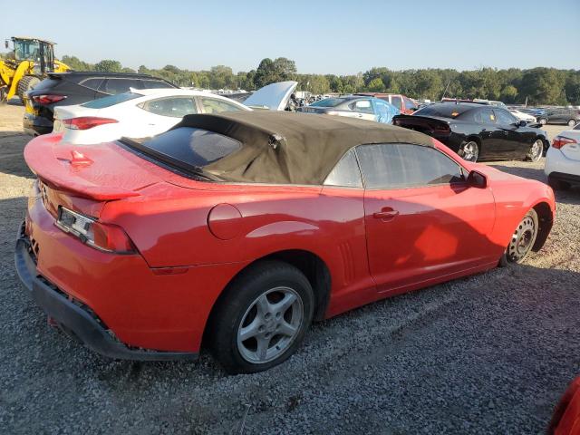 2G1FD3D33F9161504 - 2015 CHEVROLET CAMARO LT RED photo 3