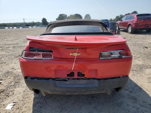 2G1FD3D33F9161504 - 2015 CHEVROLET CAMARO LT RED photo 6