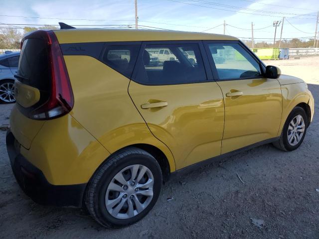 KNDJ23AU1L7098453 - 2020 KIA SOUL LX YELLOW photo 3