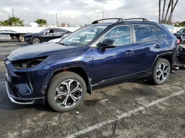 JTMFB3FV4MD032165 - 2021 TOYOTA RAV4 PRIME XSE BLUE photo 1