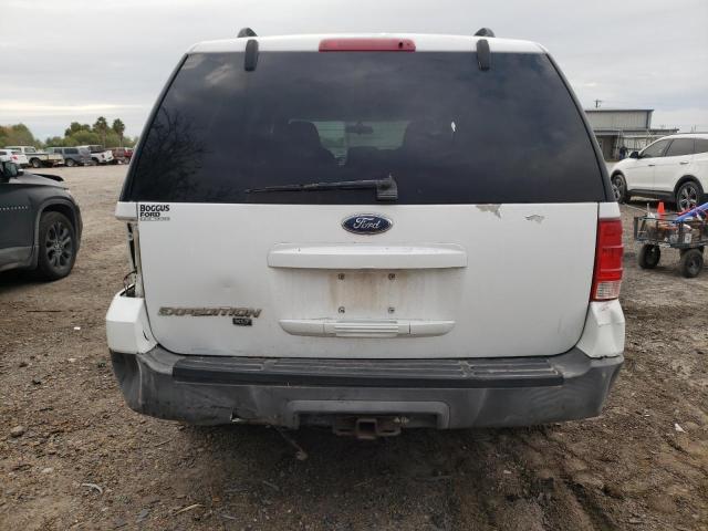 1FMPU15525LA93148 - 2005 FORD EXPEDITION XLT WHITE photo 6