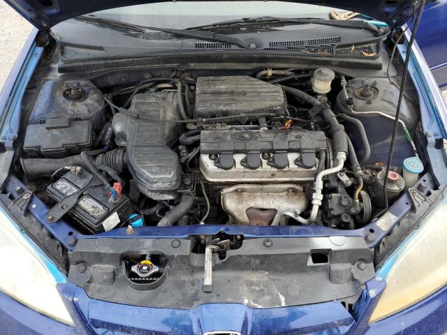 2HGES16344H626144 - 2004 HONDA CIVIC DX VP BLUE photo 11