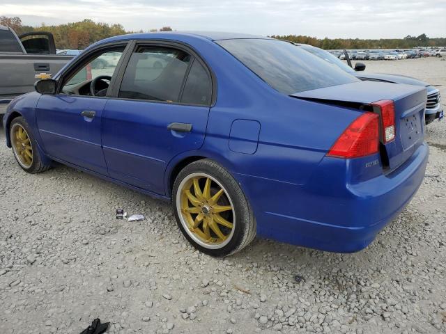 2HGES16344H626144 - 2004 HONDA CIVIC DX VP BLUE photo 2