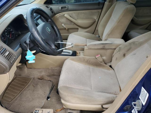 2HGES16344H626144 - 2004 HONDA CIVIC DX VP BLUE photo 7