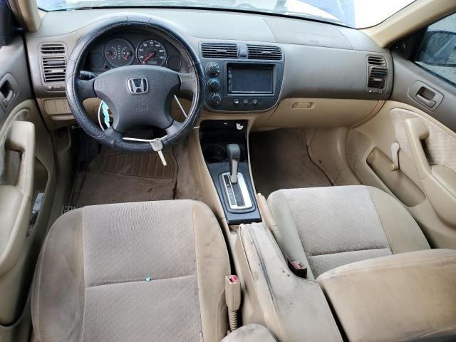 2HGES16344H626144 - 2004 HONDA CIVIC DX VP BLUE photo 8